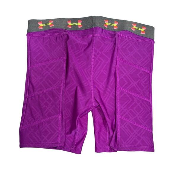 Under Armour Softball Padded Sliding Shorts Womens Size Large Purple Strike Zone - Picture 6 of 8
